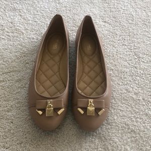 Cream colored Michael Kors flats